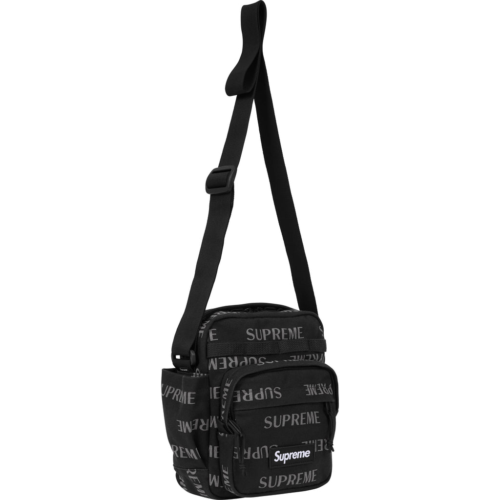 Supreme Shoulder Bag Black worn view