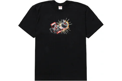 Supreme Crash Tee in black, size Medium, from the PremeFTP FW21 T-shirt catalog