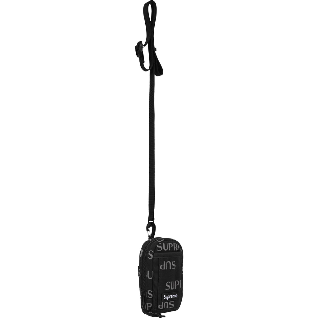 Supreme Neck Pouch Black strap view
