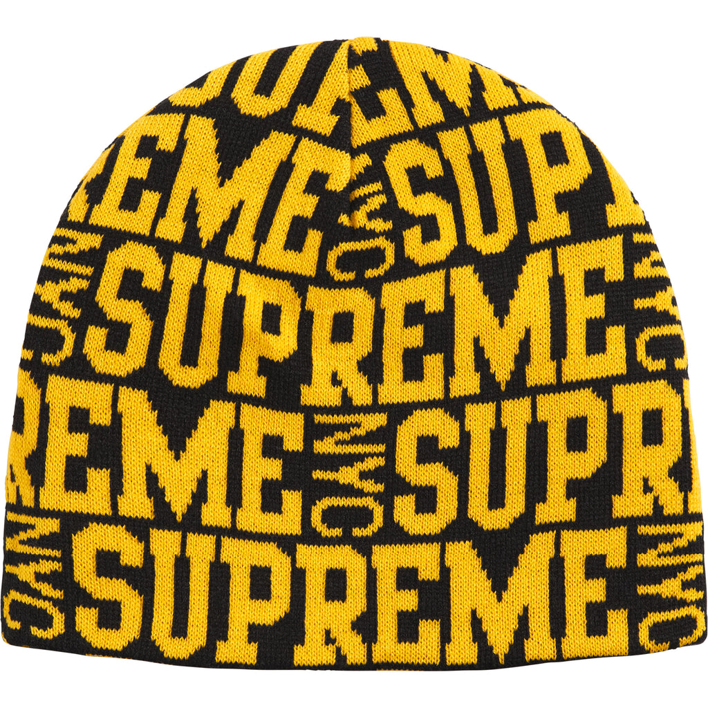 Supreme Reversible Camo Beanie Black