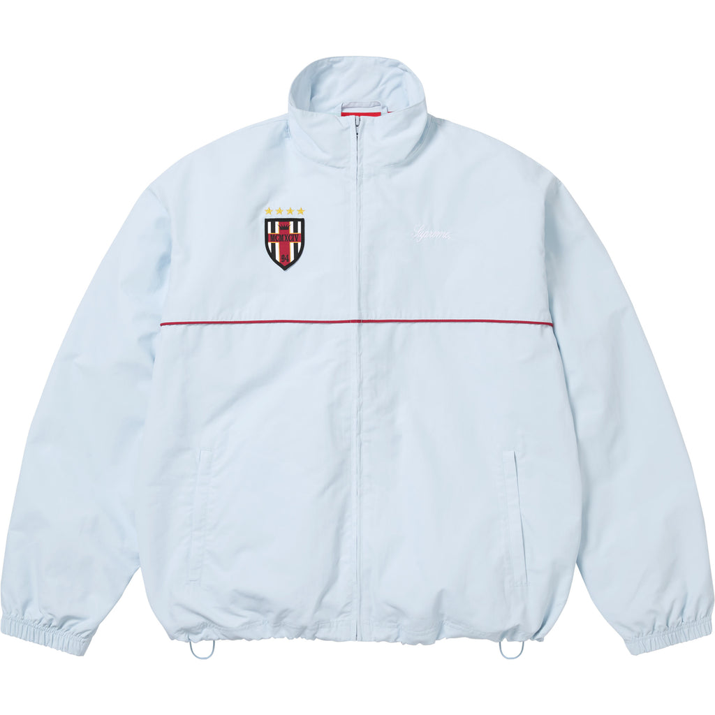 Supreme Cross Track Jacket Light Blue front view