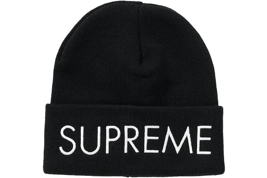 Supreme Capital Beanie - Black