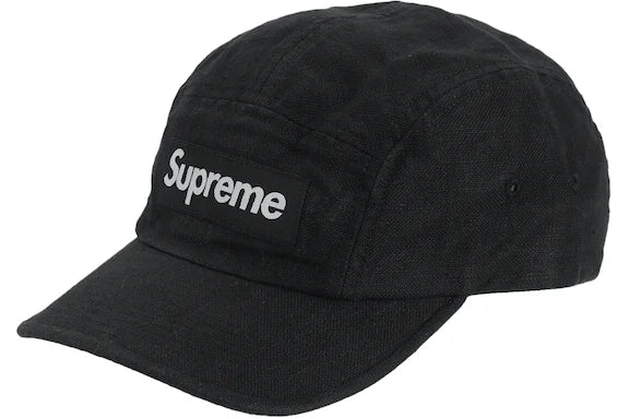 Supreme Linen Fitted Camp Cap - M/L