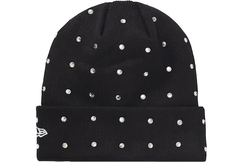 Supreme New Era Rhinestone Beanie - Black