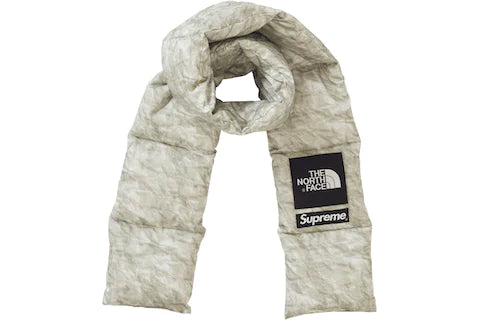 Supreme The North Face Paper Print 700-Fill Down Scarf