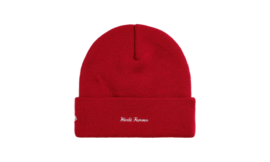 Supreme New Era Action Beanie Red