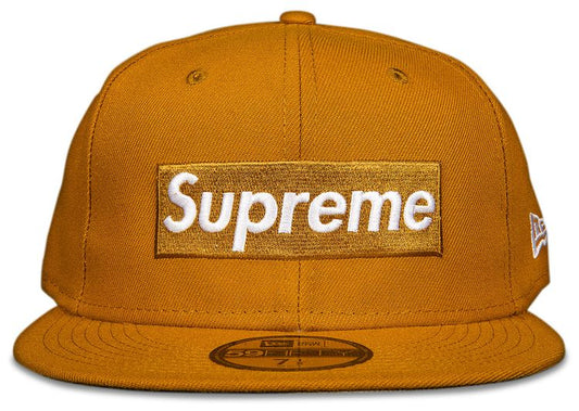 Supreme Champions Box Logo New Era — Wheat