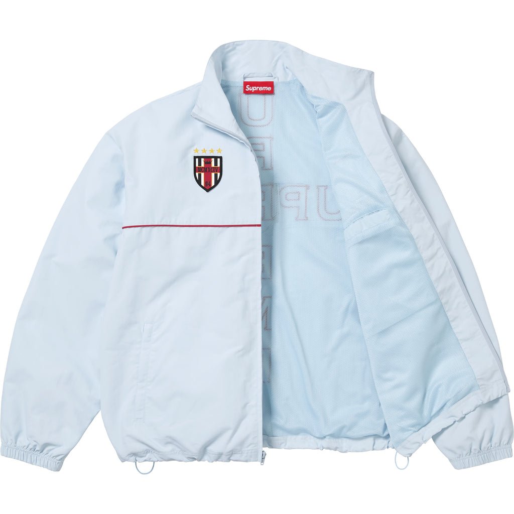 Supreme Cross Track Jacket Light Blue interior view