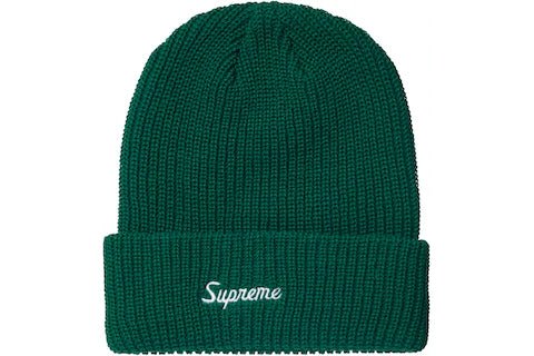 Supreme Loose Gauge Beanie FW21 in green