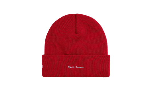 Supreme New Era Action Beanie Red