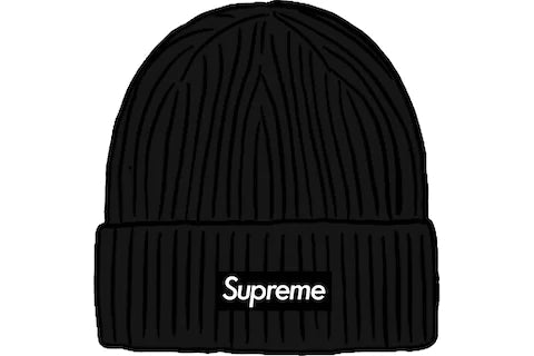 Supreme Overdyed Beanie in black