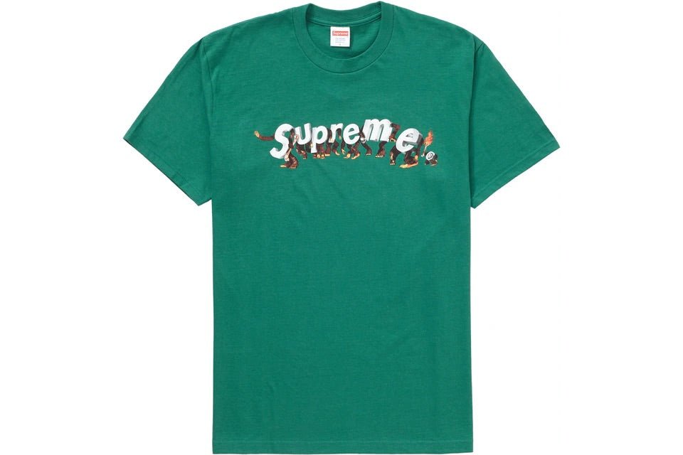 Supreme Apes Tee in light pine, size Medium
