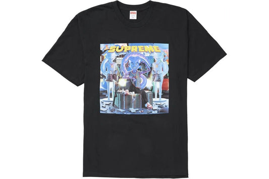 Supreme Richest Tee in black, size Medium