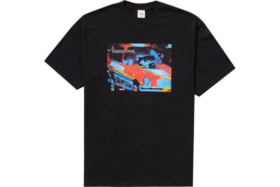 Supreme Yohji Yamamoto Game Over Tee in black, size Medium
